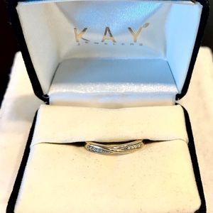10K Yellow Gold Diamond Ring